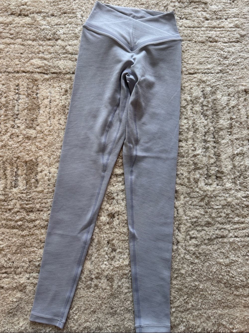 Lavender Vitality High-Waist Seamless Leggings